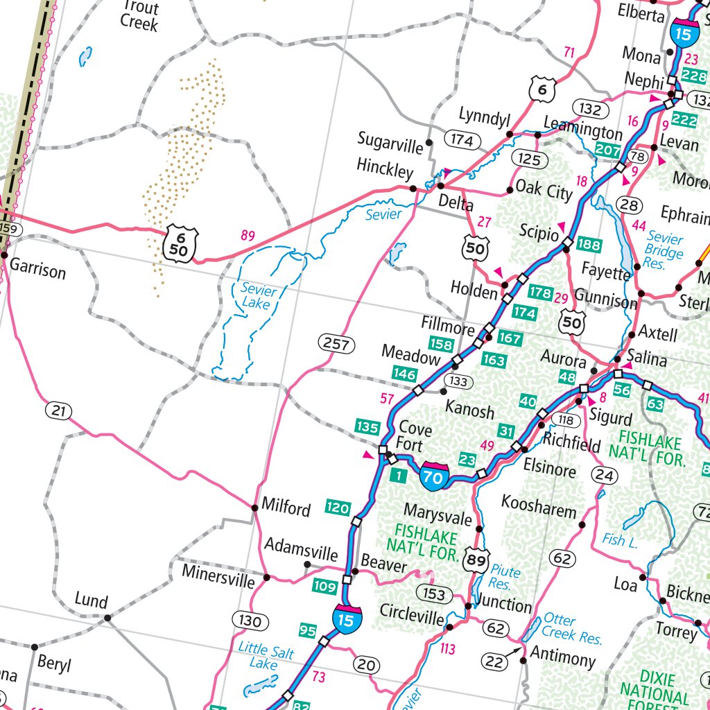 Rand McNally Western United States Map by Rand McNally Publishing ...