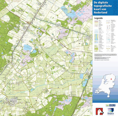 Red Geographics/Reijers Kaartproducties 17 A (Hoogersmilde-Dwingeloo) digital map