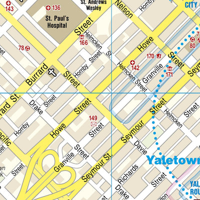 Reise Know-How Verlag Peter Rump GmbH Citymap Vancouver 2020 digital map