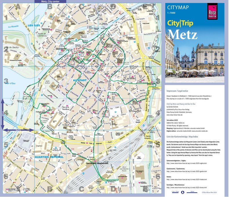 Citymap2 Metz 2025 Map By Reise Know How Verlag Peter Rump GmbH citymap2-metz-2025-map-by-reise-know-how-verlag-peter-rump-gmbh