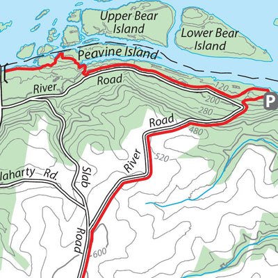 The Mason-Dixon Trail System, Inc. Mason-Dixon Trail Map 5- Otter Creek Campground, PA to PA/MD State Line digital map