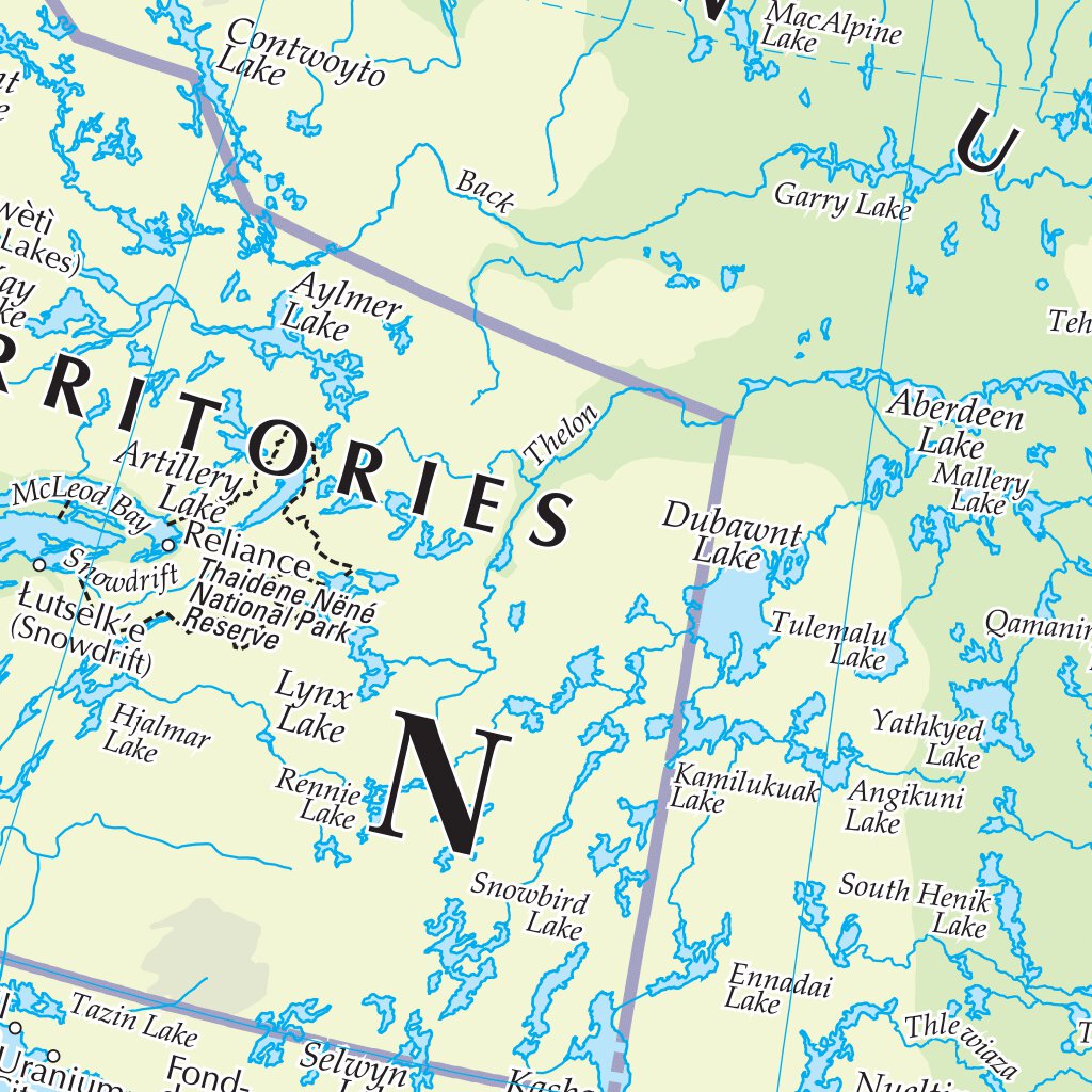 The Times Map of Canada and Greenland by Times Maps | Avenza Maps