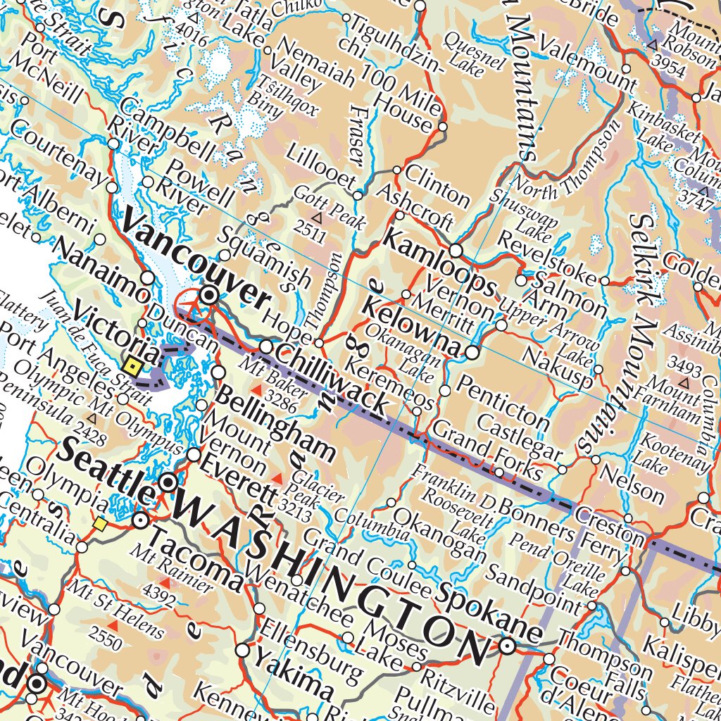 The Times Map of Canada and Greenland