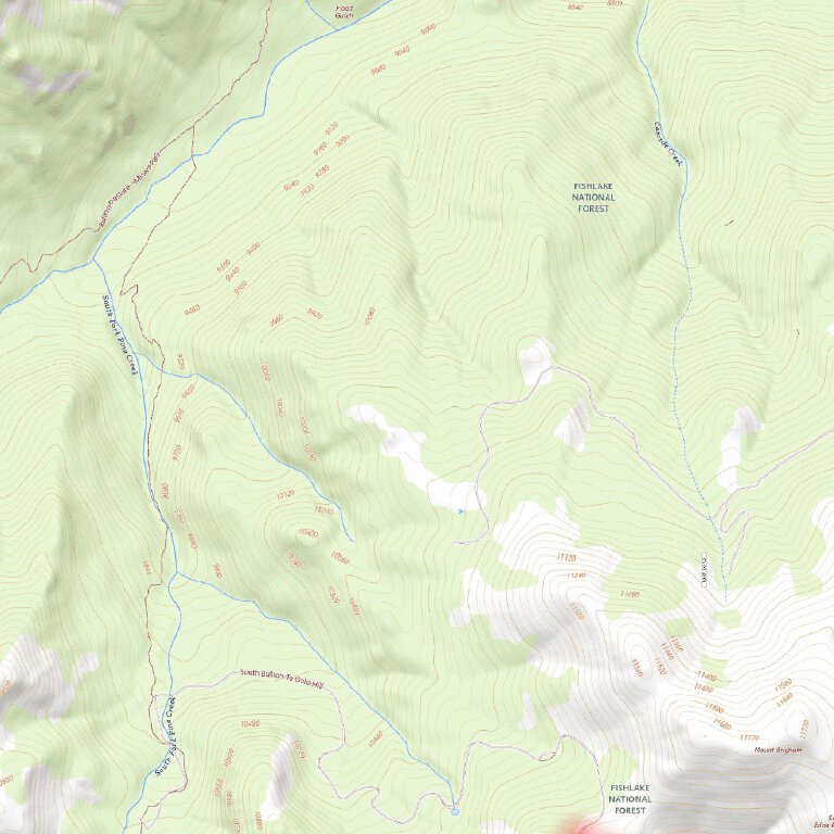 Cottonwood Loop - Marysvale - Paiute Trail UT Map