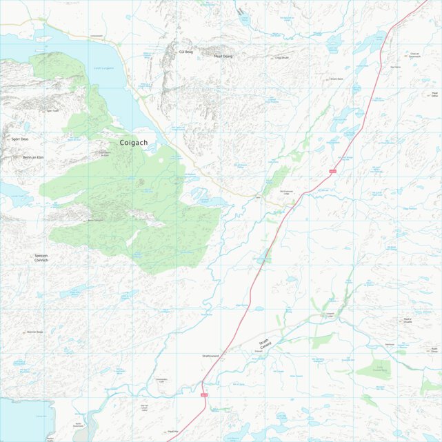 Highland (NC10) Map by UK Topographic Maps Avenza Maps