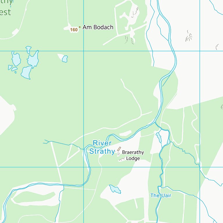 Highland (NC85) Map by UK Topographic Maps Avenza Maps