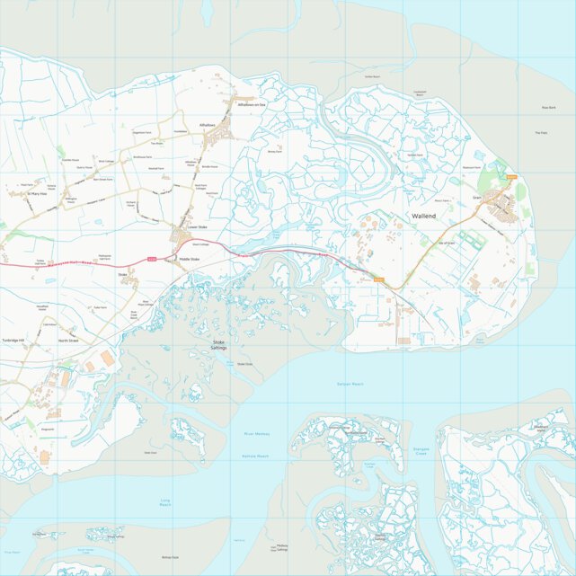 Medway (B) (TQ87) Map by UK Topographic Maps | Avenza Maps