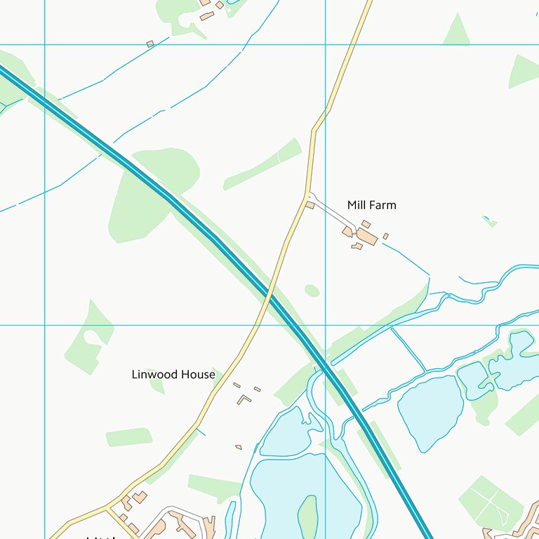 Milton Keynes (B) (SP84) Map By UK Topographic Maps | Avenza Maps