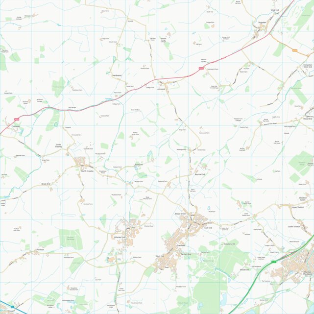 Milton Keynes (B) (SP94) Map By UK Topographic Maps | Avenza Maps