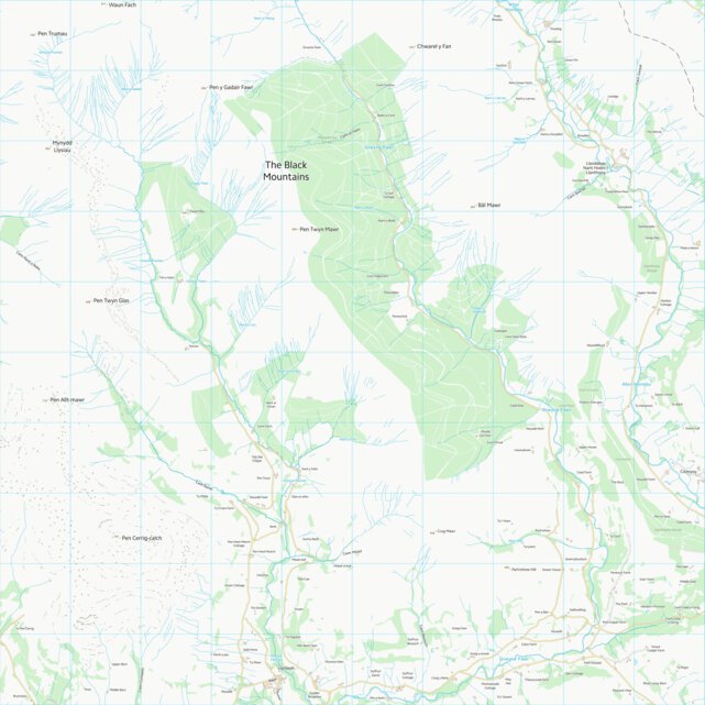 Powys - Powys (SO22) Map by UK Topographic Maps | Avenza Maps
