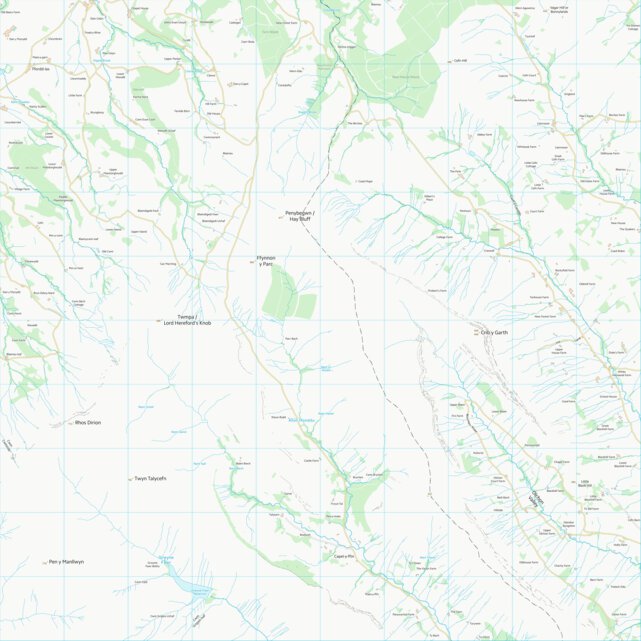 Powys - Powys (SO23) Map by UK Topographic Maps | Avenza Maps