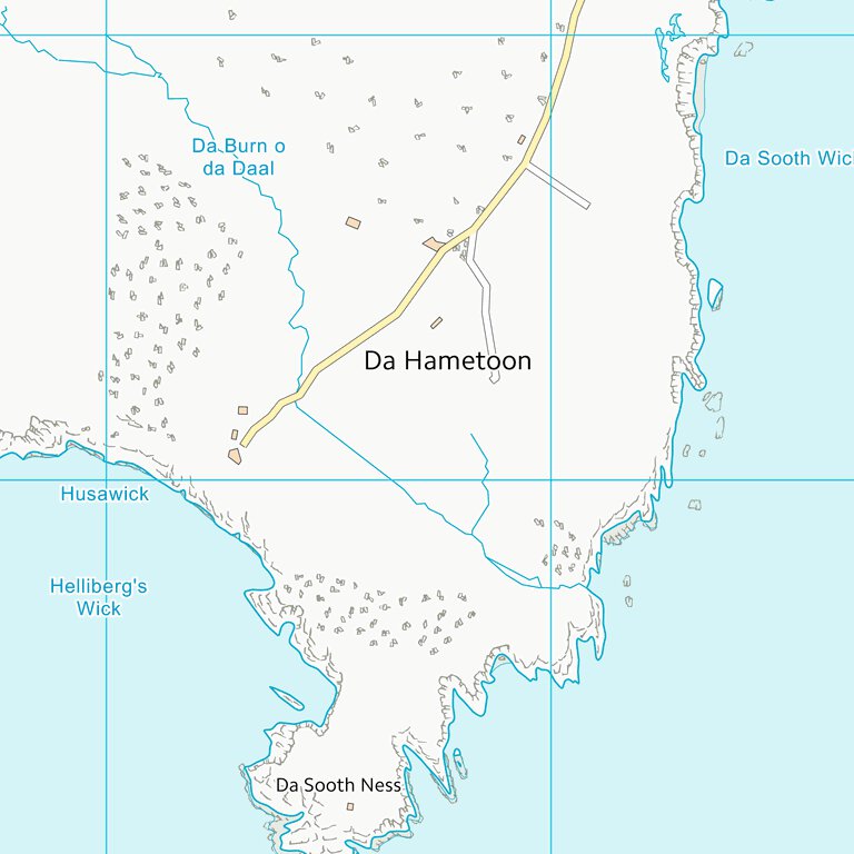 Shetland Islands (HT93) Map by UK Topographic Maps | Avenza Maps