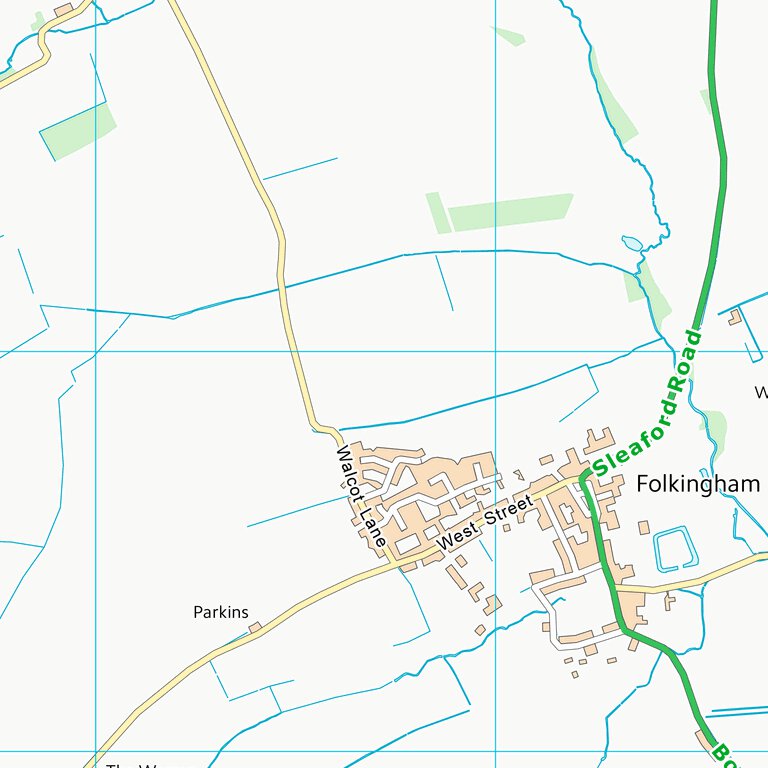 South Kesteven District (TF03) Map by UK Topographic Maps Avenza Maps