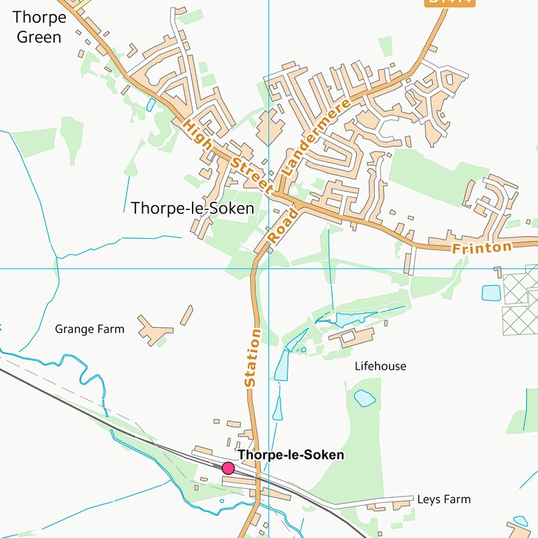 Tendring District (tm12) Map By Uk Topographic Maps 