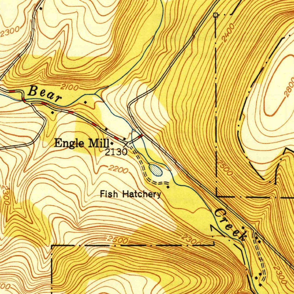 Accident, Md-pa (1949, 24000-scale) Map By United States Geological 