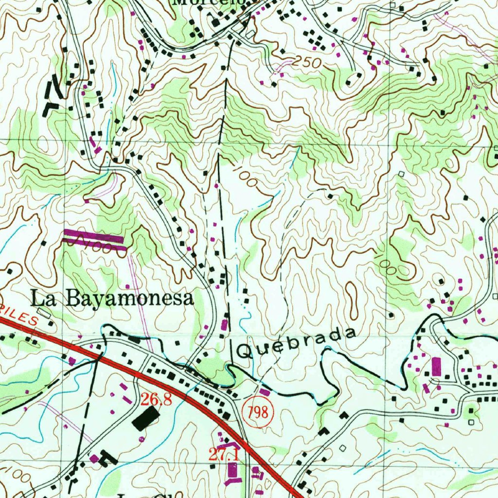 Aguas Buenas, PR (1969, 20000Scale) Map by United States Geological Survey Avenza Maps
