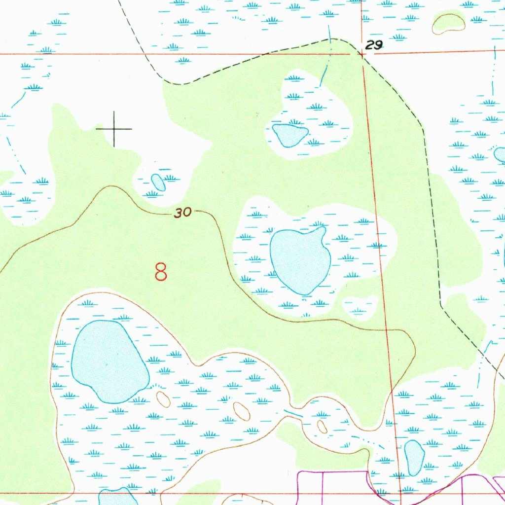 Alva SE, FL (1958, 24000Scale) Map by United States Geological Survey Avenza Maps