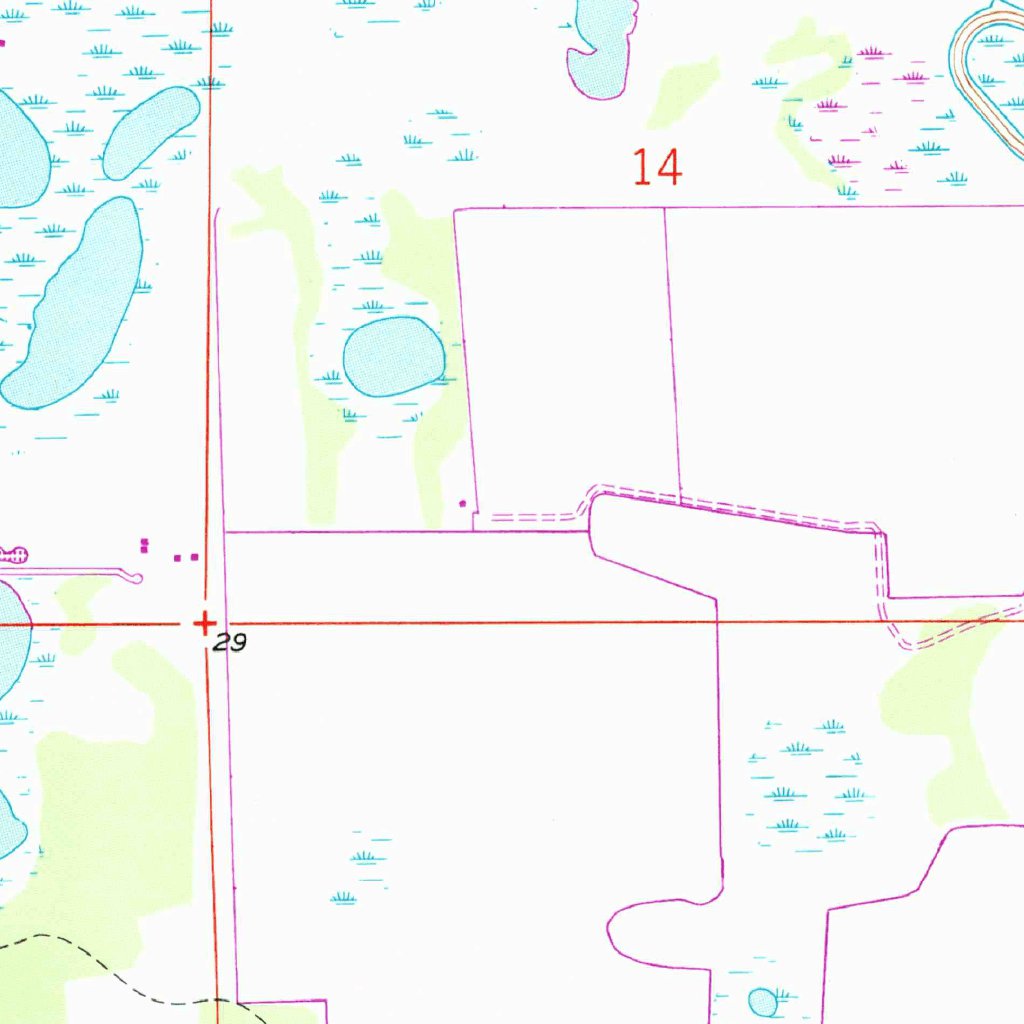 Alva SW, FL (1958, 24000Scale) Map by United States Geological Survey