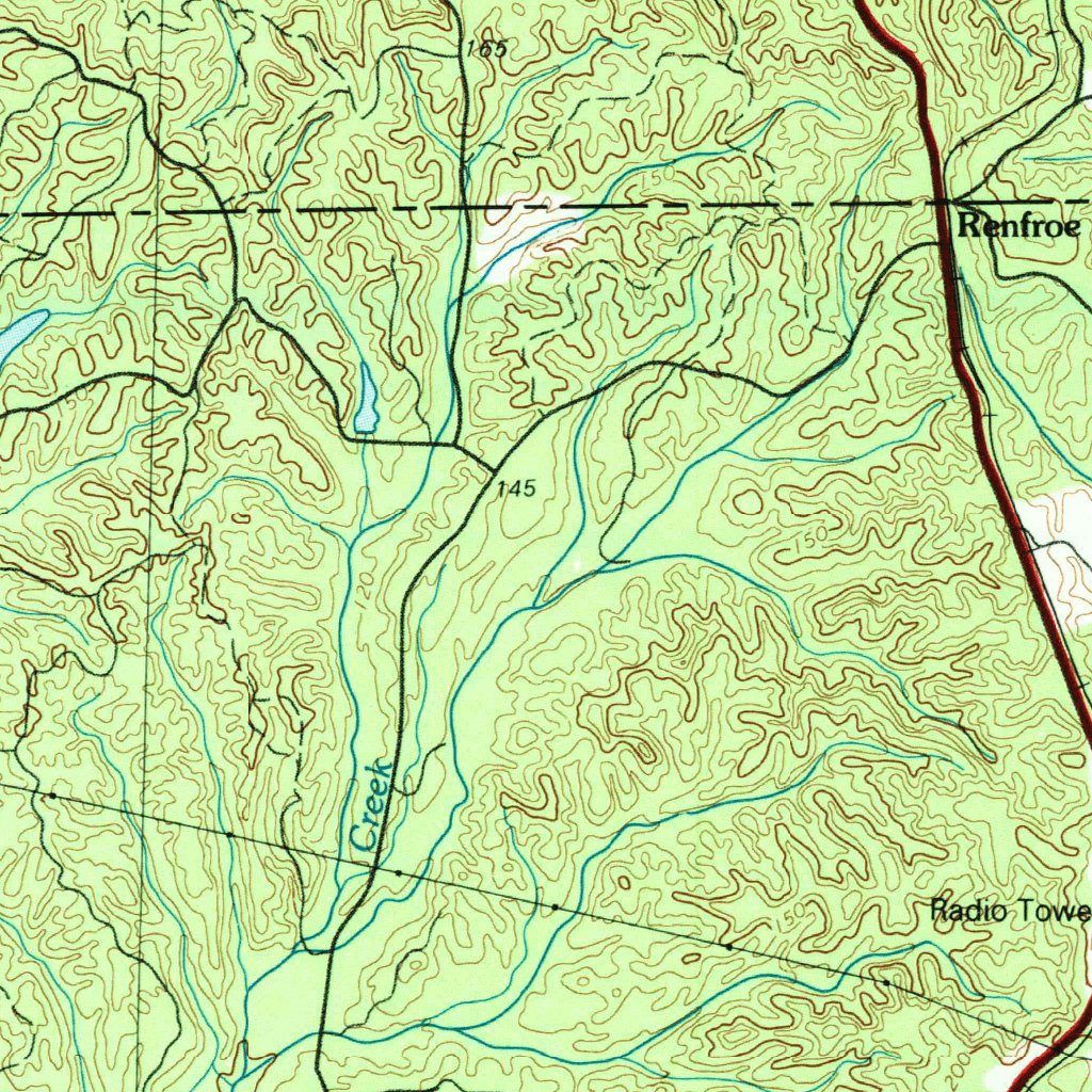 Americus, GAAL (1981, 100000Scale) Map by United States Geological