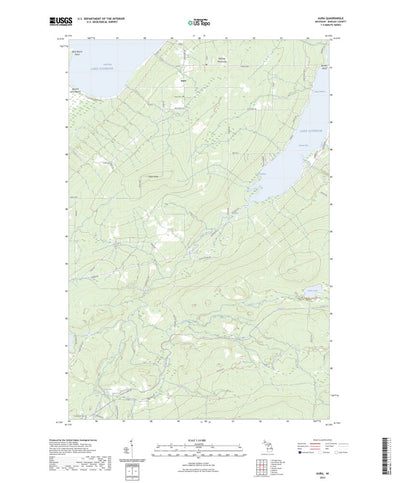 United States Geological Survey Aura, MI (2023, 24000-Scale) digital map