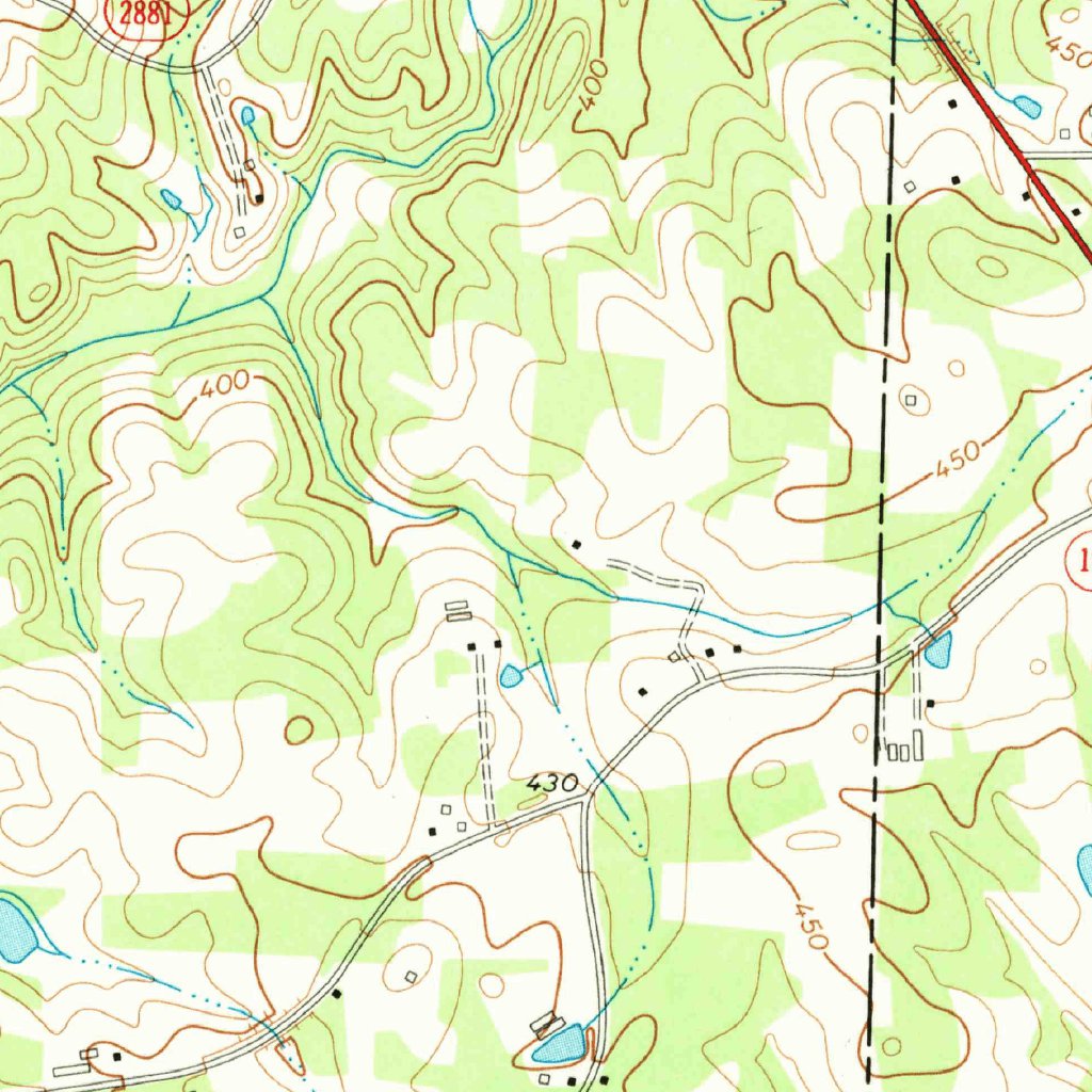 Bennett, Nc (1968, 24000-scale) Map By United States Geological Survey 