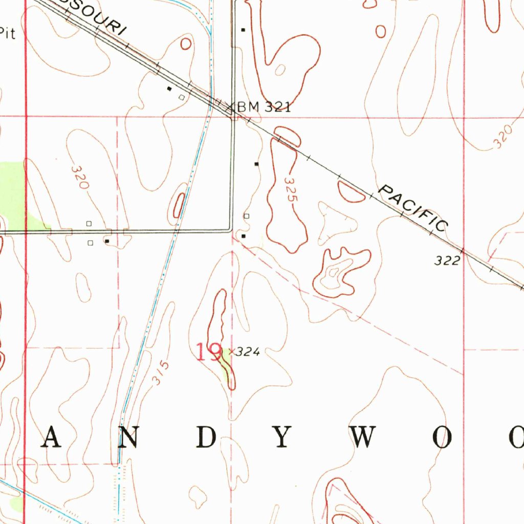 Bertrand, MO (1969, 24000Scale) Map by United States Geological Survey
