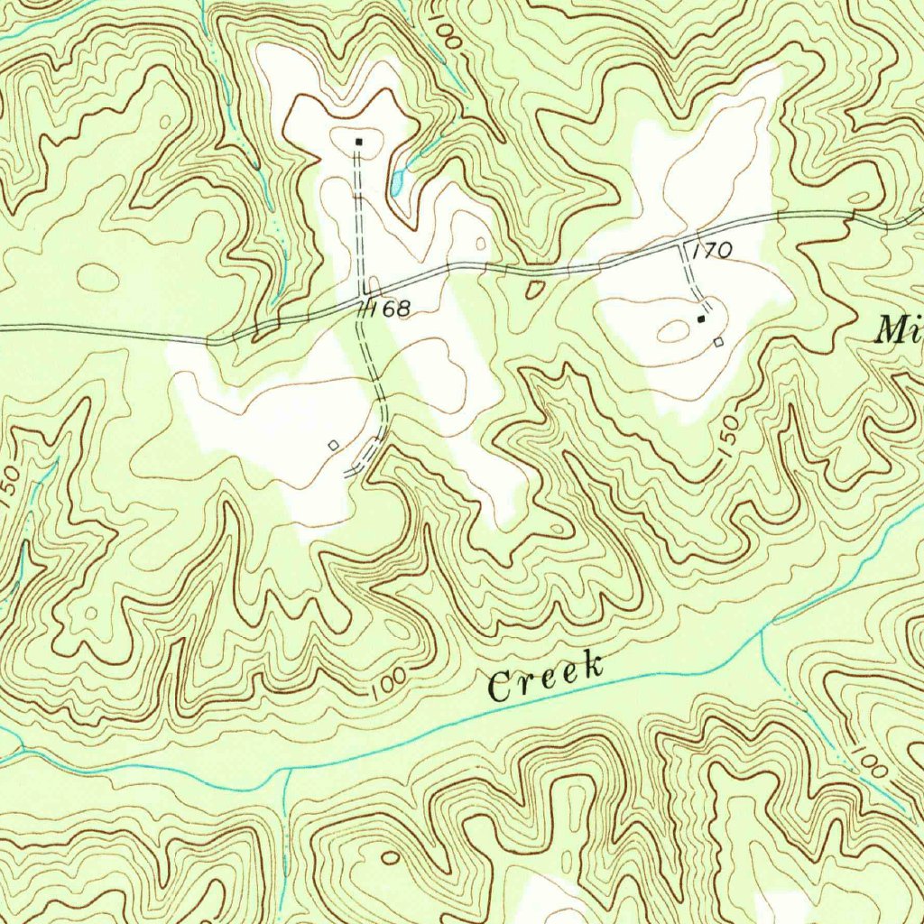 Beulahville, VA (1968, 24000Scale) Map by United States Geological