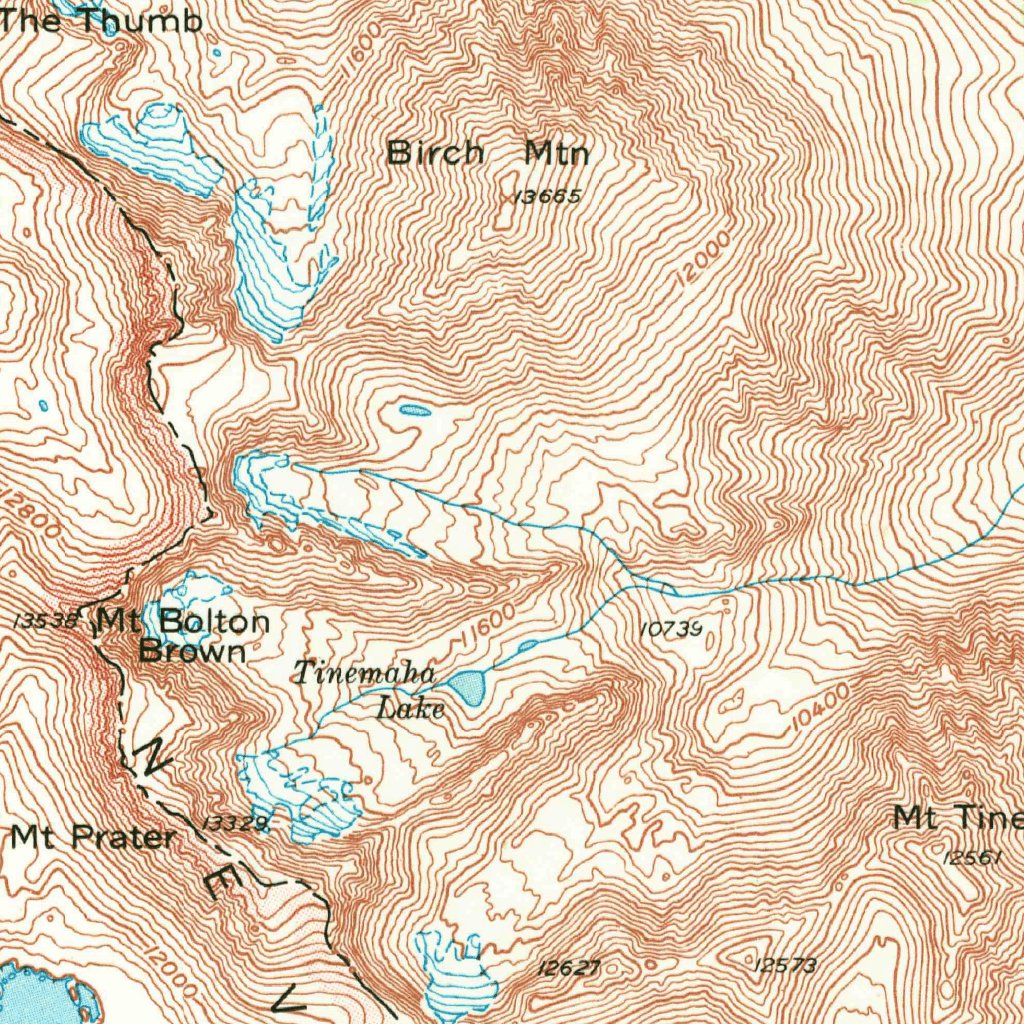 Big Pine, CA (1958, 62500Scale) Map by United States Geological Survey Avenza Maps