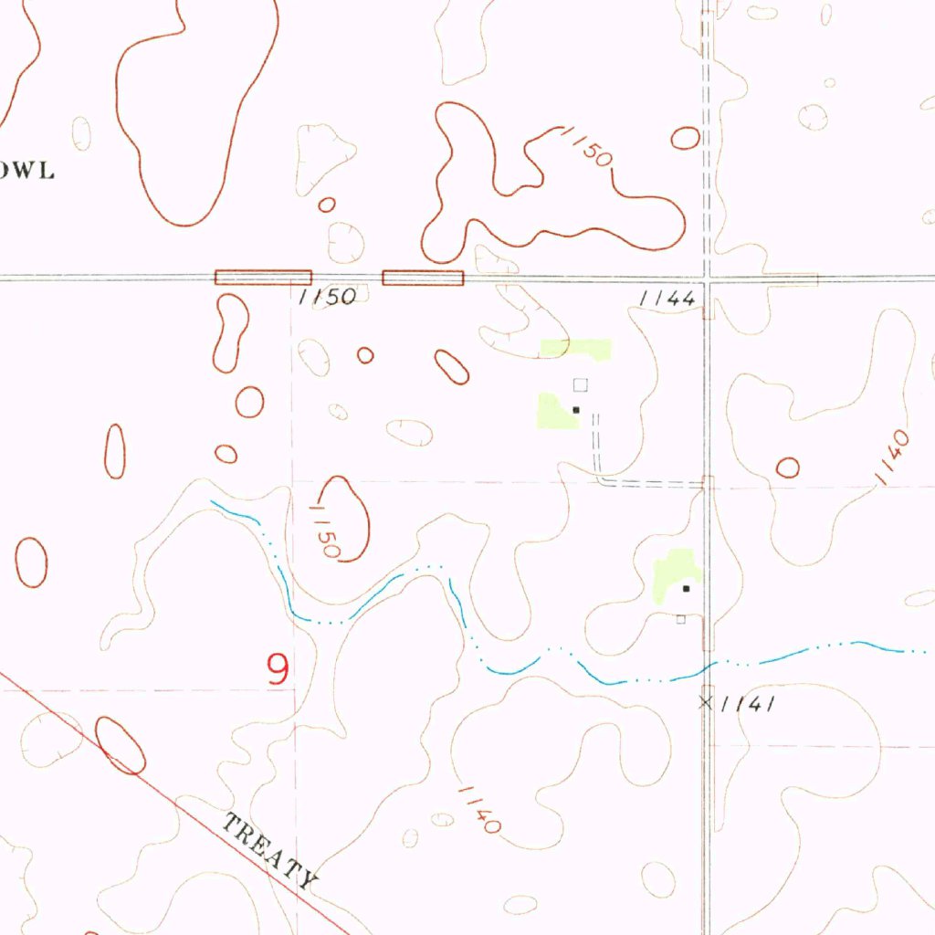 Big Stone Lake SW, SD (1971, 24000Scale) Map by United States