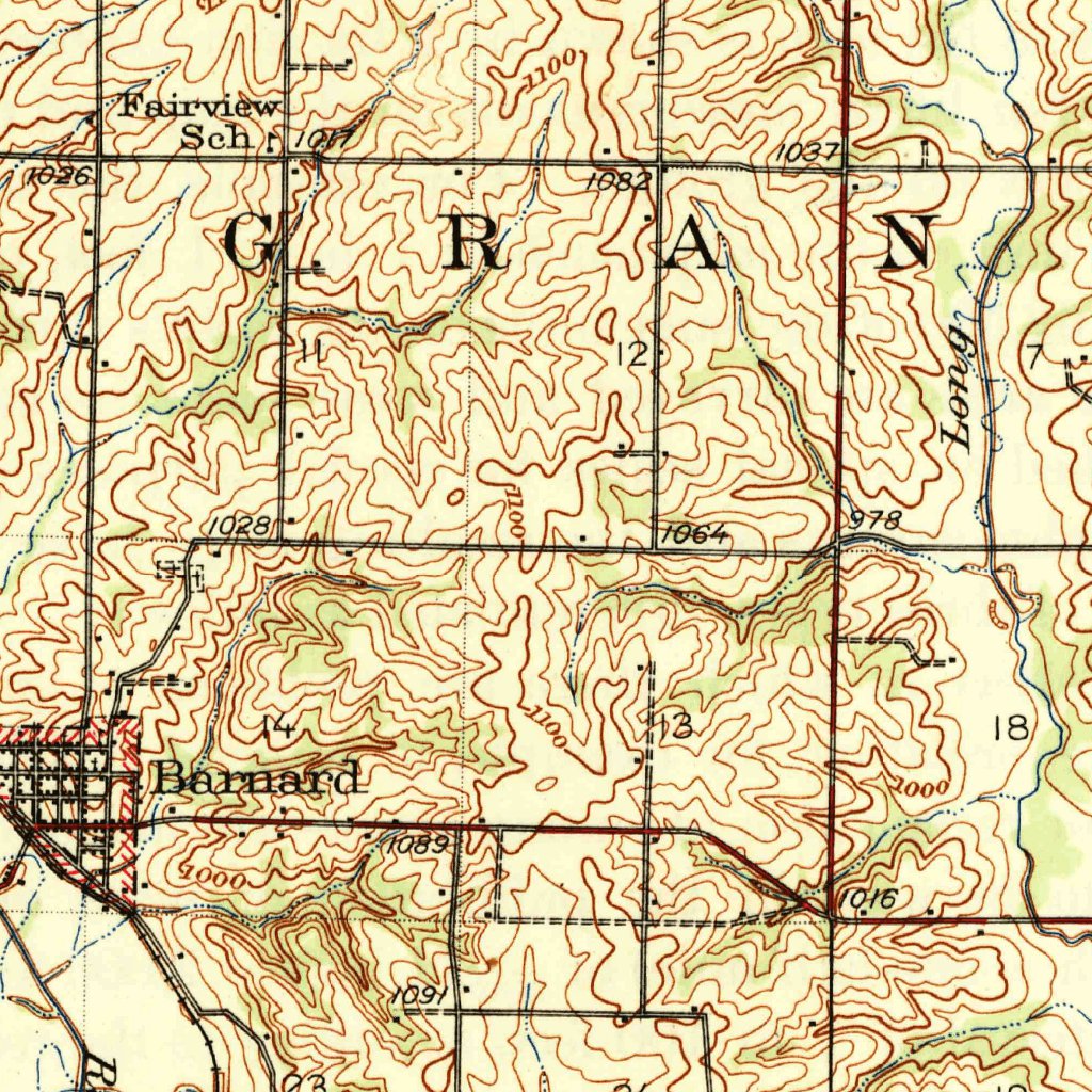 Bolckow, MO (1945, 62500Scale) Map by United States Geological Survey