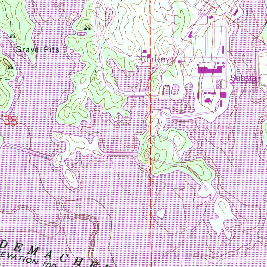Boyce, LA (1971, 24000Scale) Map by United States Geological Survey