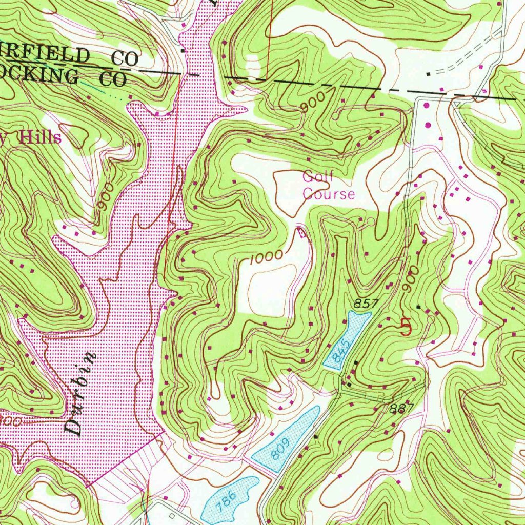 Bremen, OH (1961, 24000Scale) Map by United States Geological Survey