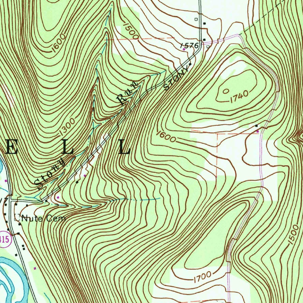 Campbell, Ny (1969, 24000-scale) Map By United States Geological Survey 