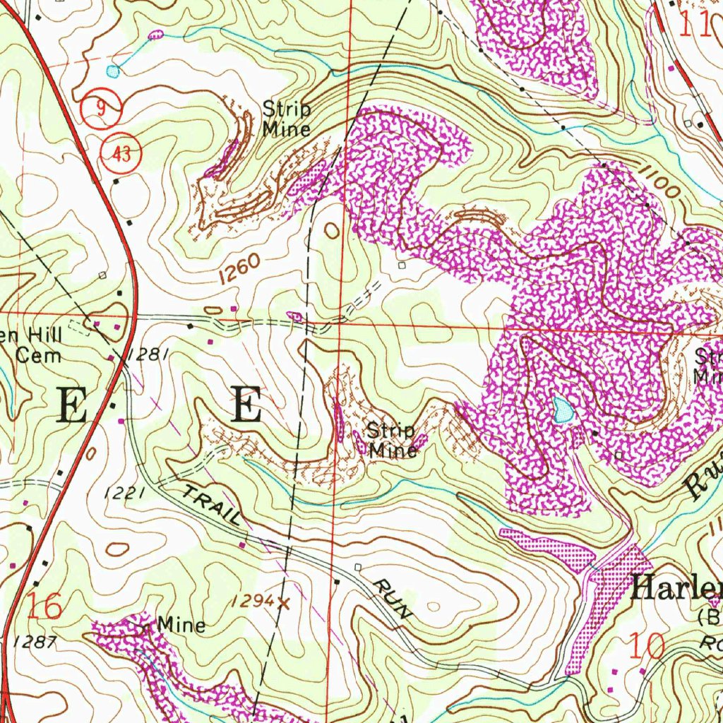 Carrollton, Oh (1959, 24000-scale) Map By United States Geological 