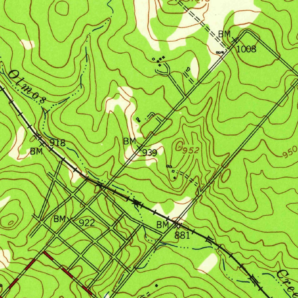 Castle Hills, TX (1953, 24000Scale) Map by United States Geological