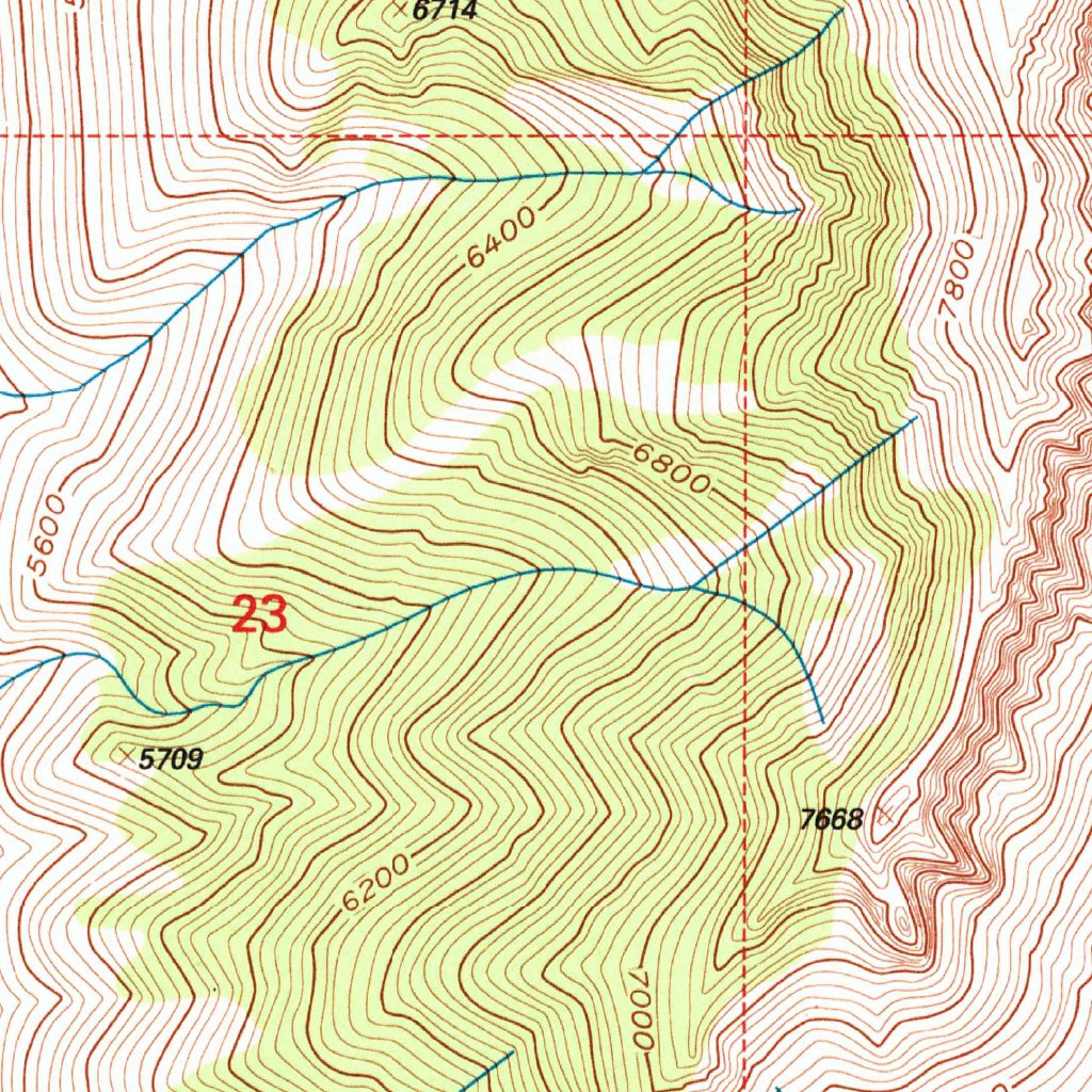 Castle Reef, Mt (1995, 24000-scale) Map By United States Geological 