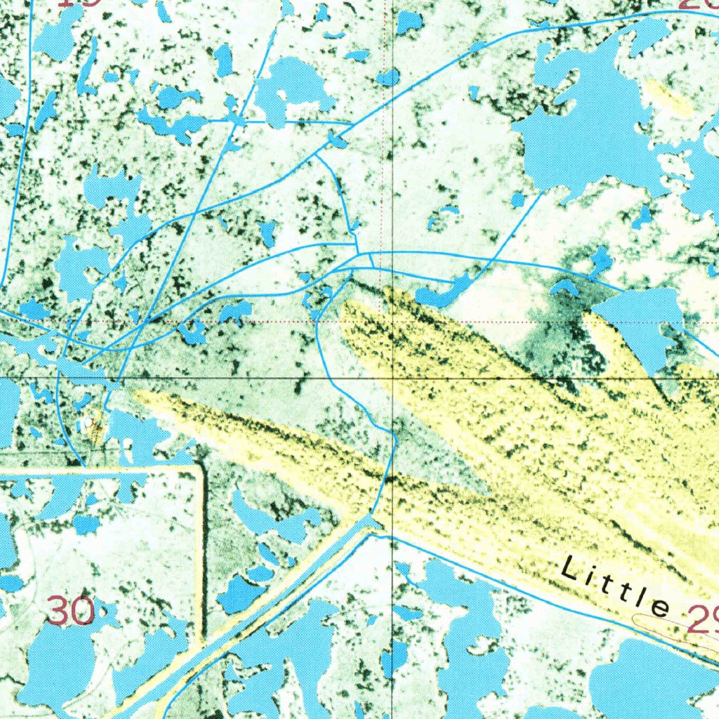 Catfish Lake, LA (1980, 24000Scale) Map by United States Geological