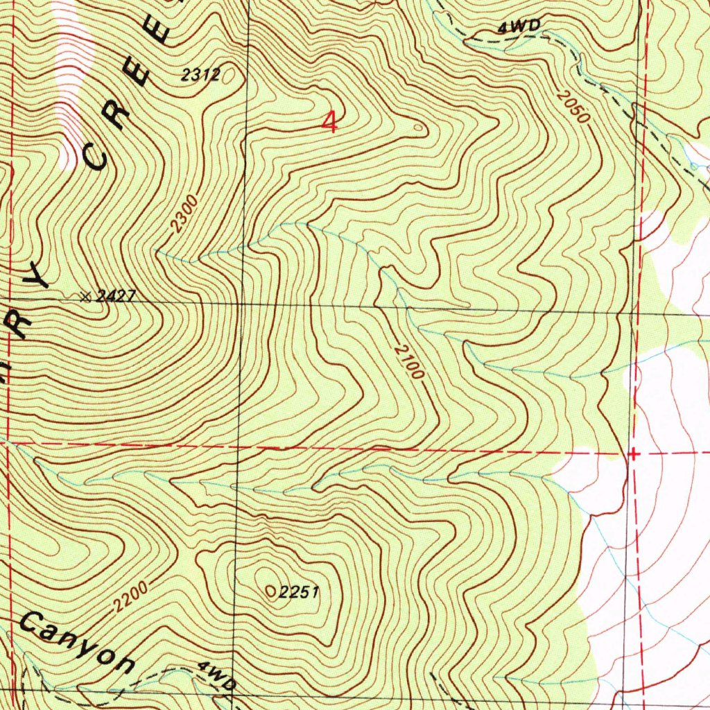 Cherry Creek Station, Nv (1982, 24000-scale) Map By United States 