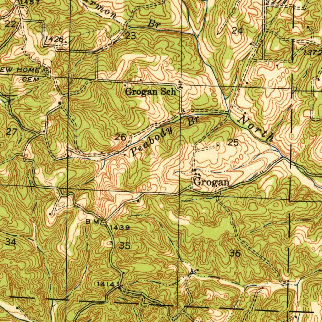 Clear Springs, MO (1948, 62500Scale) Map by United States Geological