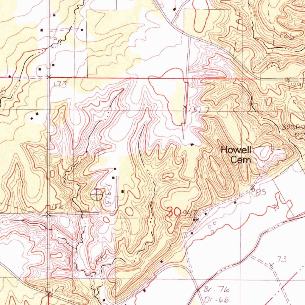 Collinston West, LA (1982, 24000Scale) Map by United States Geological Survey Avenza Maps