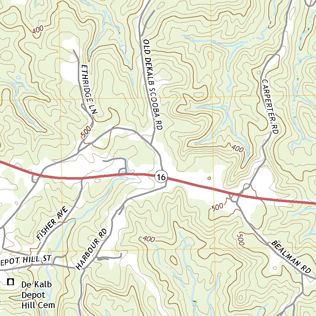 De Kalb, MS (2020, 24000Scale) Map by United States Geological Survey