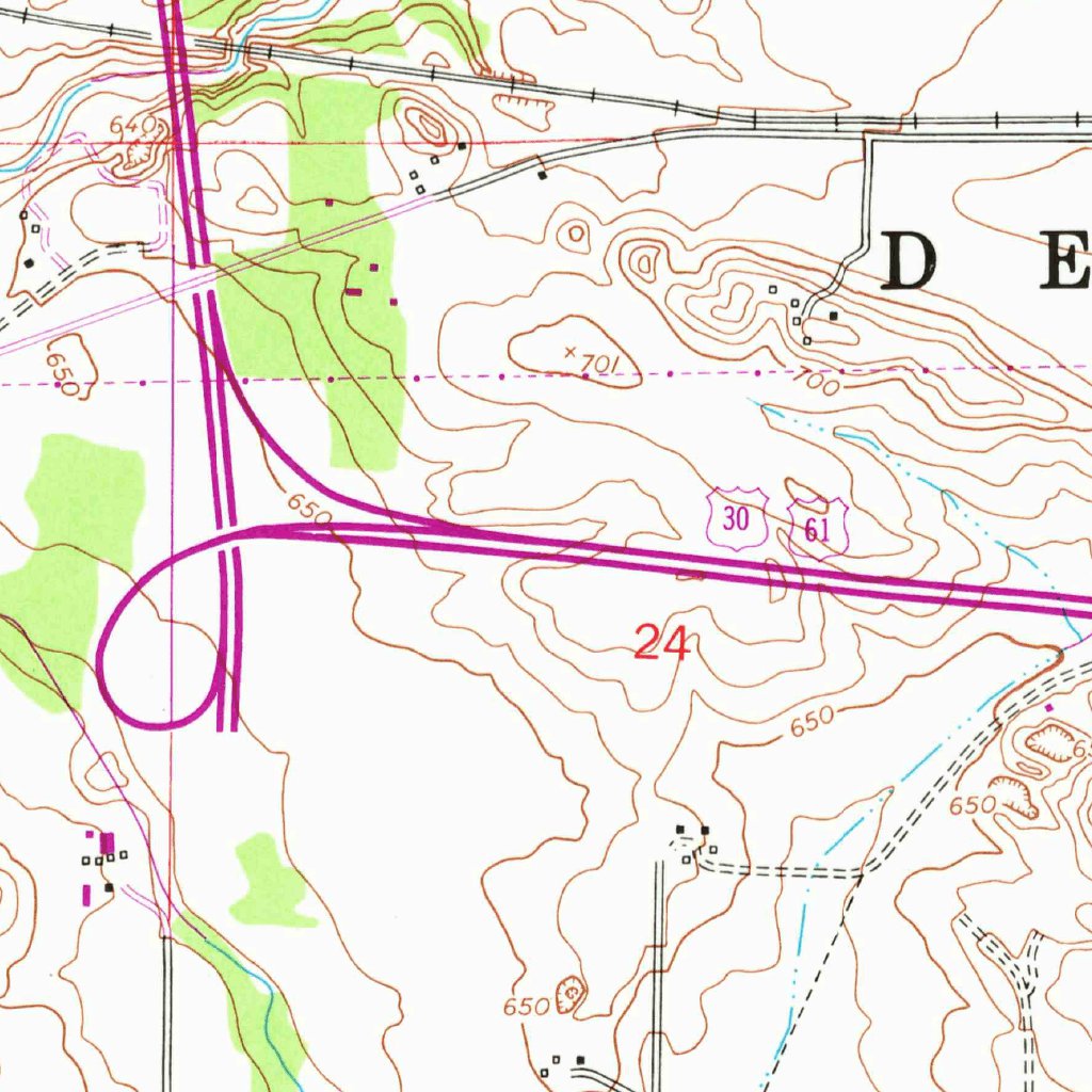 De Witt, IA (1953, 24000Scale) Map by United States Geological Survey