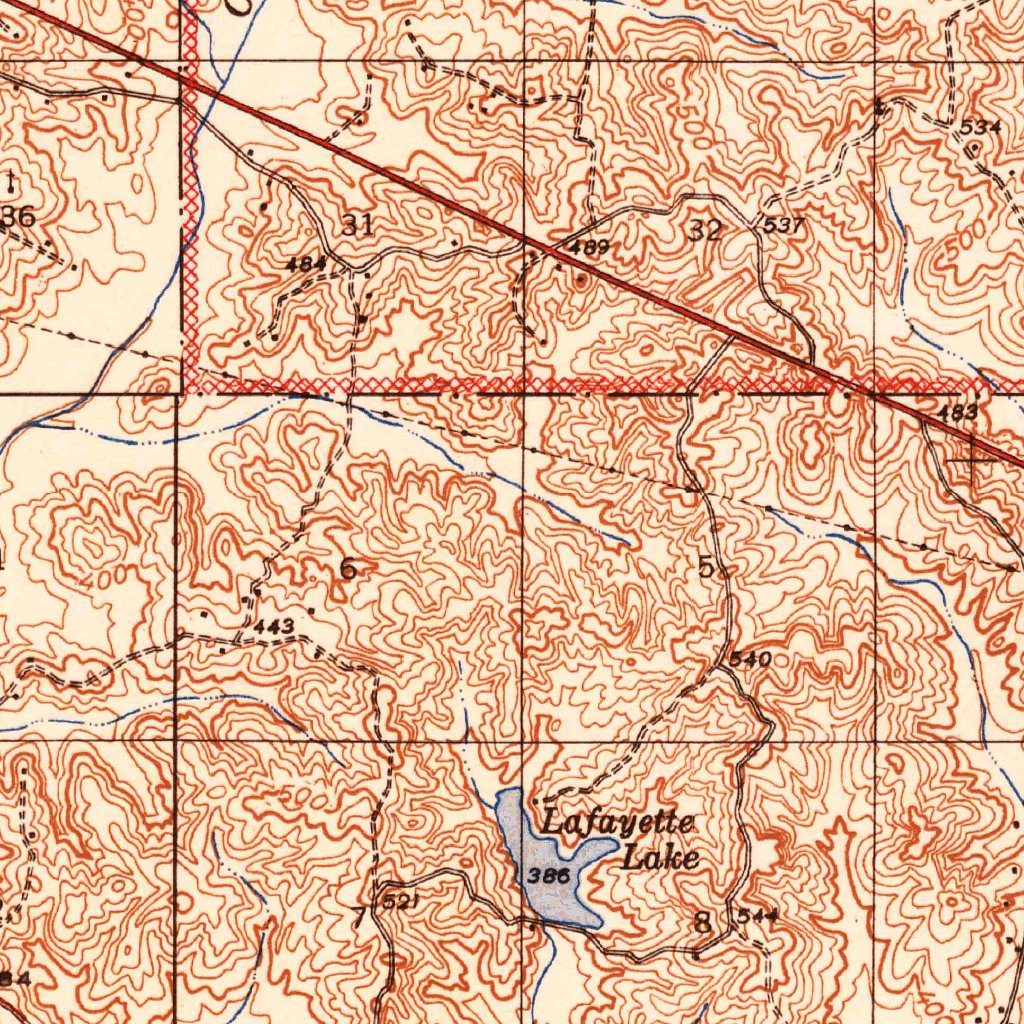 Denmark Ms 1943 62500 Scale Map By United States Geological Survey Avenza Maps 4718