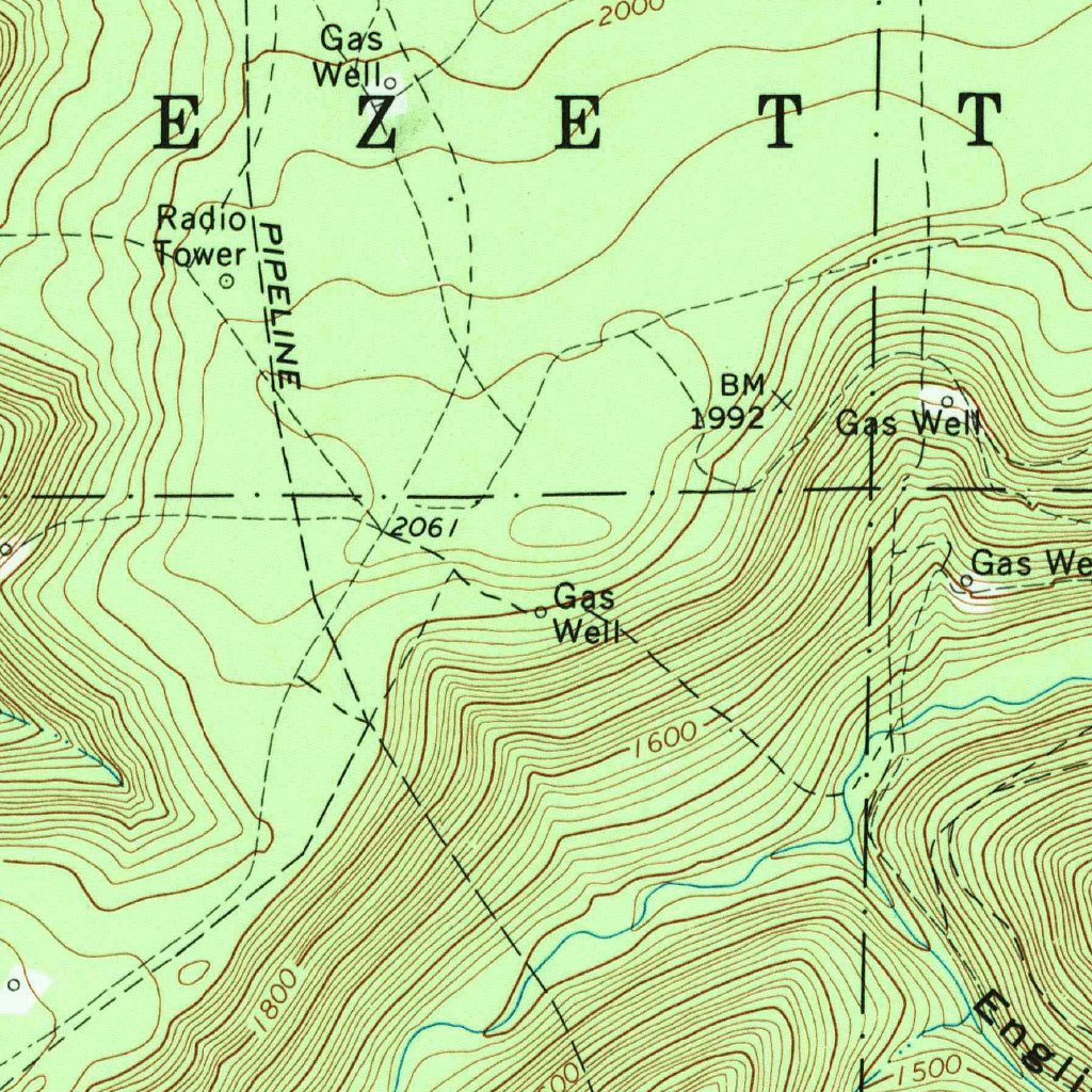 Dents Run, PA (1969, 24000-Scale) Map by United States Geological Survey  Avenza Maps