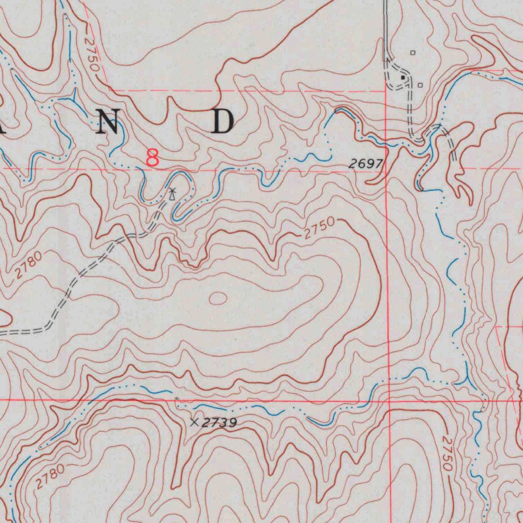 Dighton SW, KS (1974, 24000Scale) Map by United States Geological