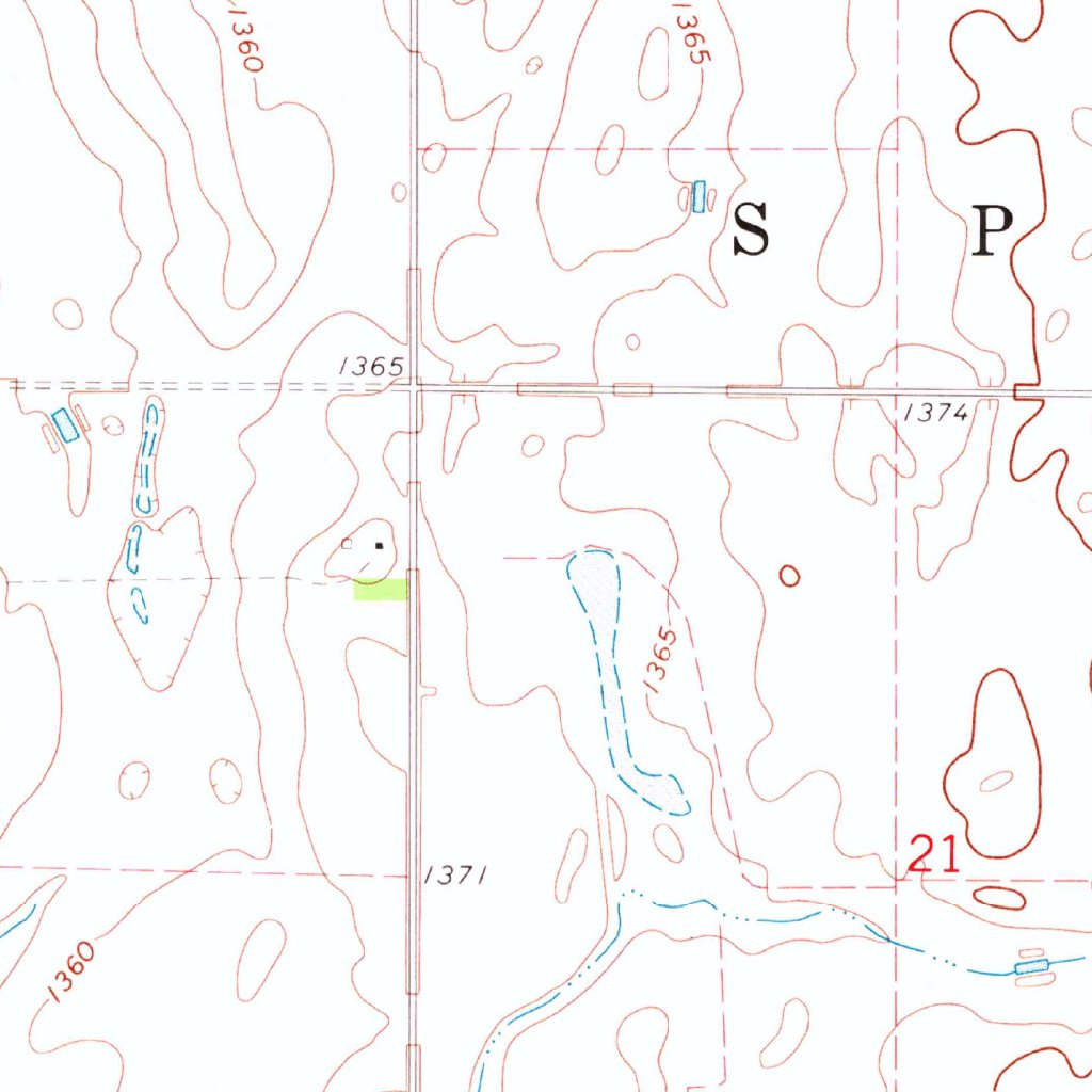 Doland, SD (1971, 24000Scale) Map by United States Geological Survey