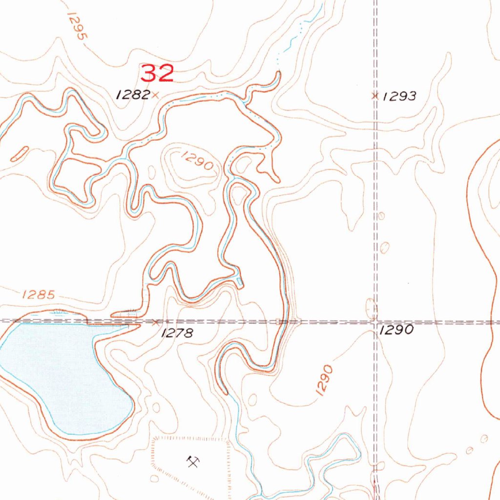 Doland SW, SD (1956, 24000Scale) Map by United States Geological
