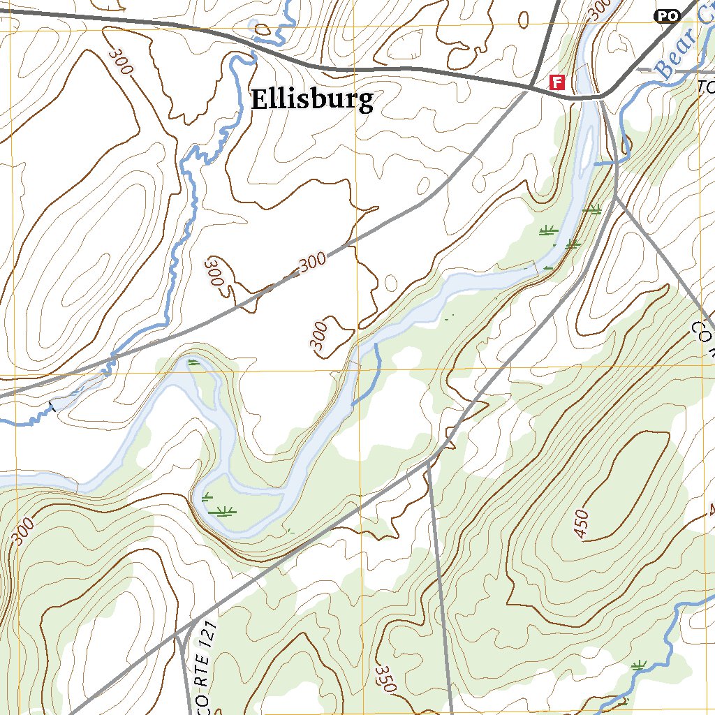 Ellisburg, NY (2023, 24000Scale) Map by United States Geological