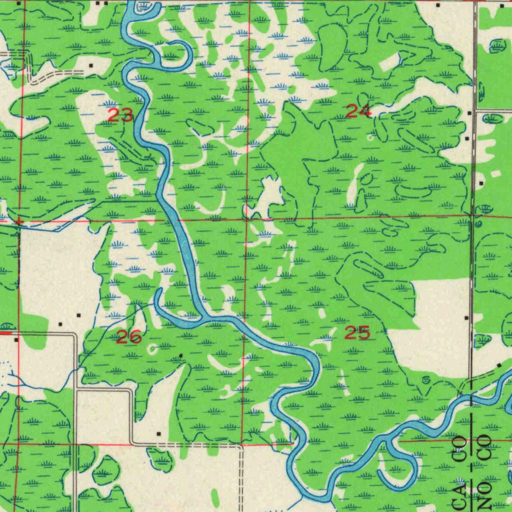 Embarrass, WI (1955, 48000Scale) Map by United States Geological