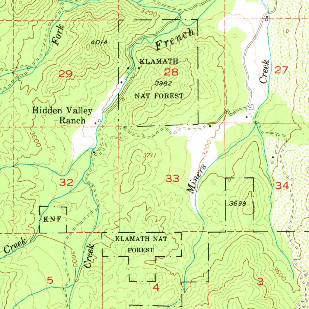 Etna, Ca (1955, 62500-scale) Map By United States Geological Survey 